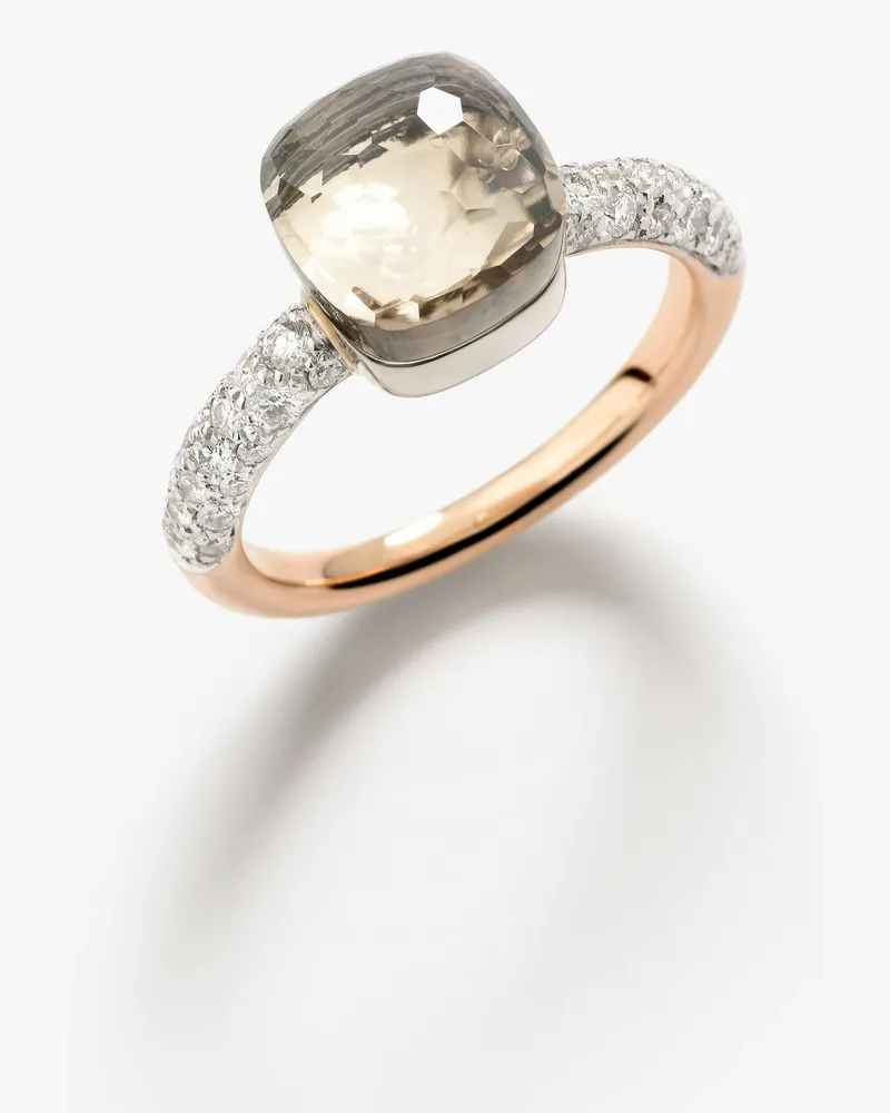 Pomellato Kleiner Ring Nudo Weiß