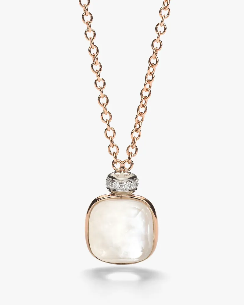 Pomellato Nudo Classic Halskette mit Anhänger Weiß