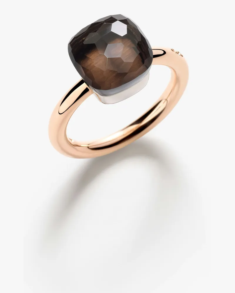 Pomellato Klassischer Ring Nudo Braun
