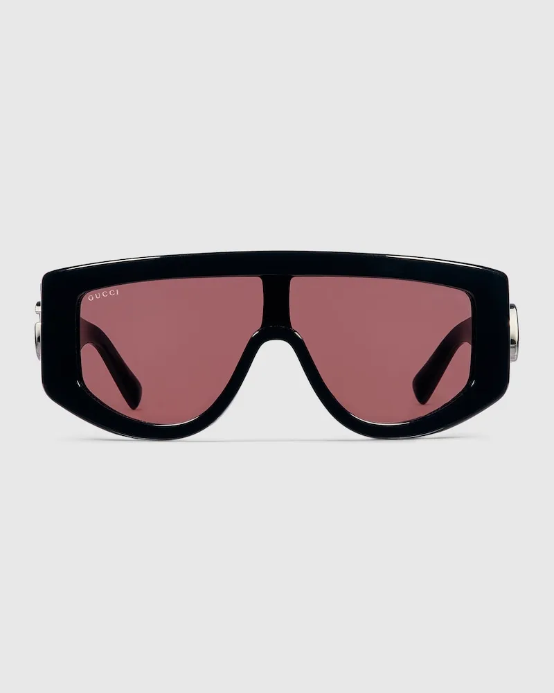 Gucci Sonnenbrille Mit Rechteckigem Rahmen Schwarz