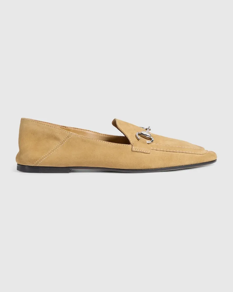Gucci Damenloafer mit Horsebit Beige