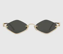 Sonnenbrille mit Geometrischem Rahmen