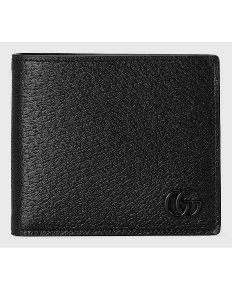 Gucci GG Marmont Portemonnaie Aus Leder Schwarz