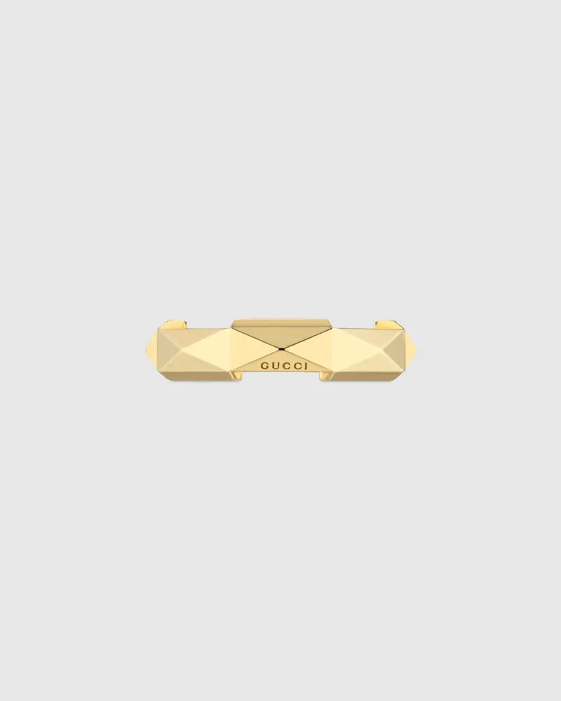 Gucci Link To Love Ring Nieten 18k Gold Gelbgold