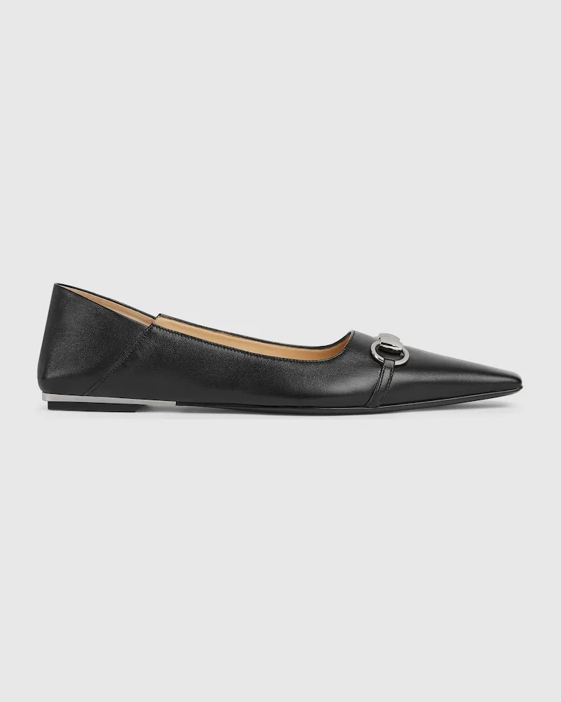 Gucci Ballerines Vittoria Pour Femme, Taille Noir