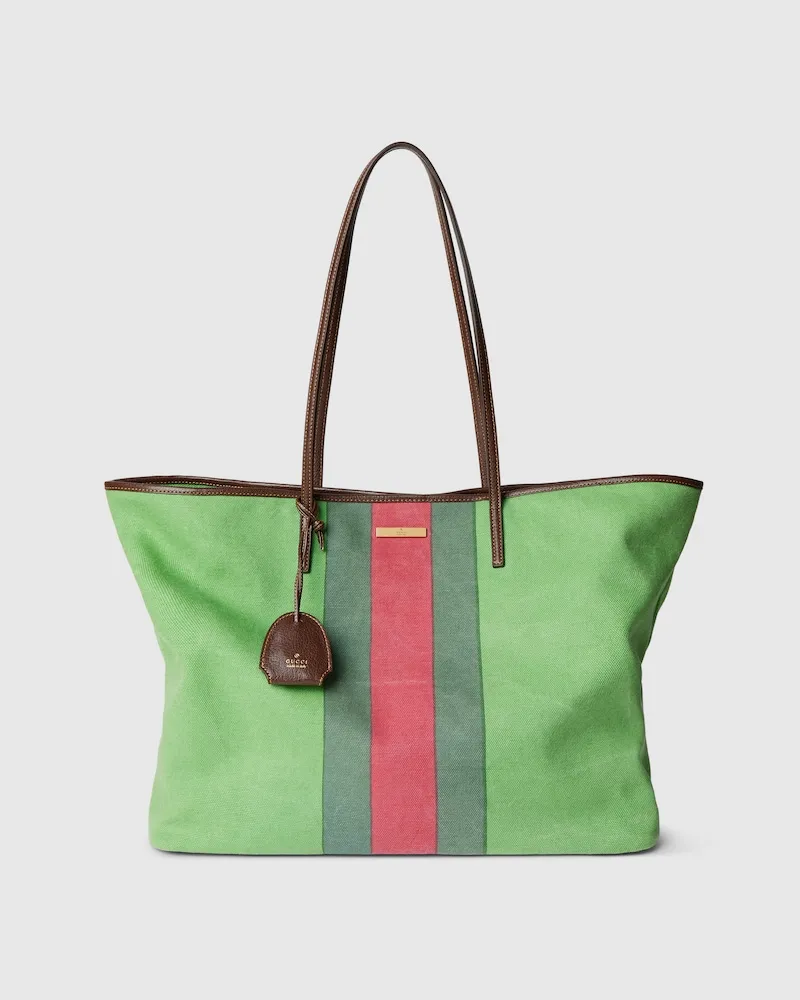 Gucci Tribeca Großer Shopper „Cannes Grün
