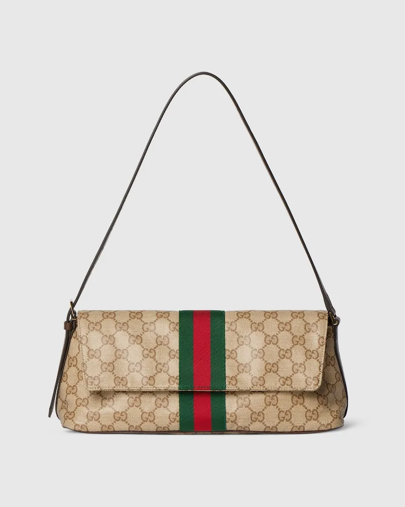 Gucci Madison Mittelgroße Schultertasche Beige