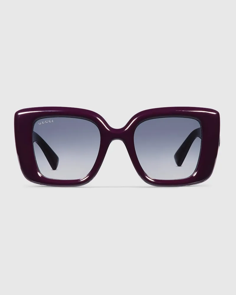 Gucci Sonnenbrille In Schmetterlingsform Violett