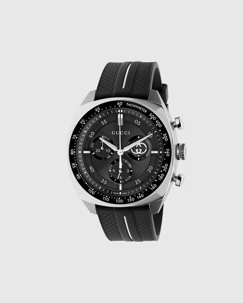 Gucci Interlocking Uhr, 41 mm Schwarz