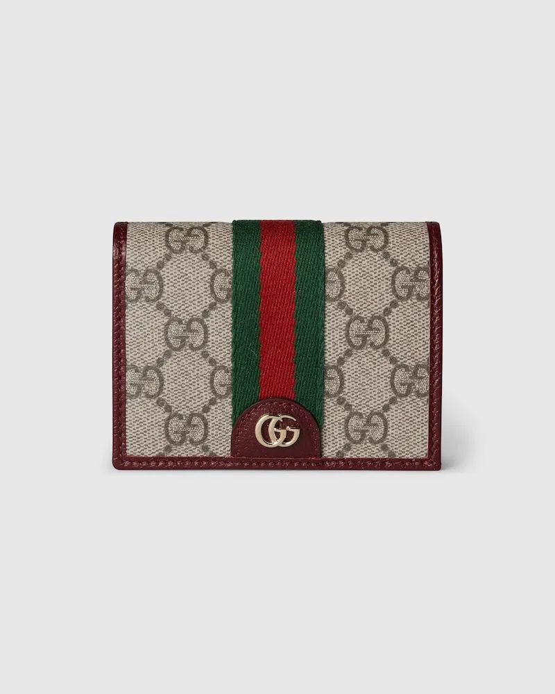 Gucci Kleine Ophidia Brieftasche Beige