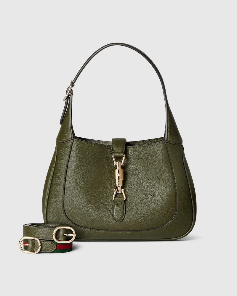 Gucci Mittelgroße Jackie 1961 Tasche Grün
