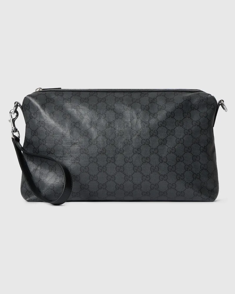 Gucci Mittelgroße Essence Classic Umhängetasche Schwarz