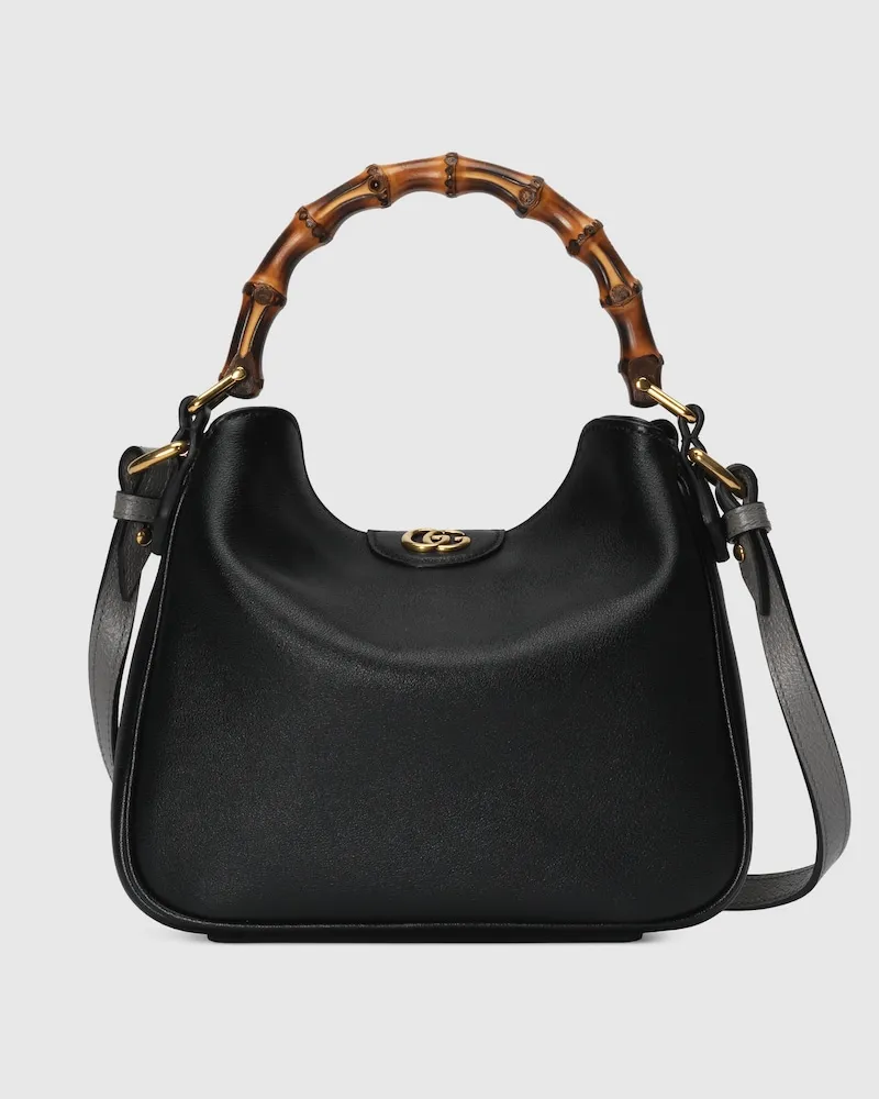 Gucci Kleine Diana Schultertasche Schwarz