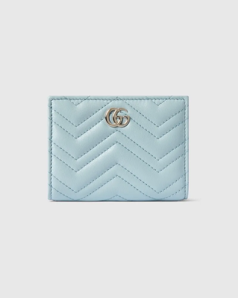 Gucci Portefeuille GG Marmont Bleu