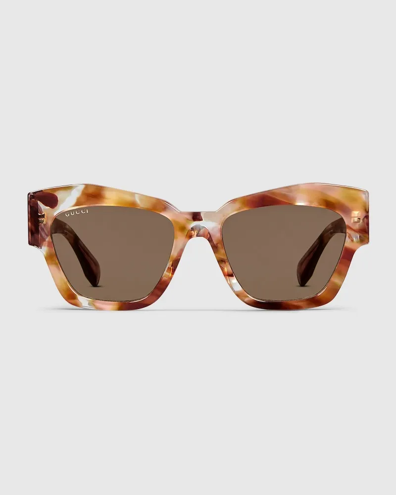 Gucci Sonnenbrille In Katzenaugenform Braun