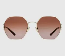 Sonnenbrille Mit Ovalem Rahmen