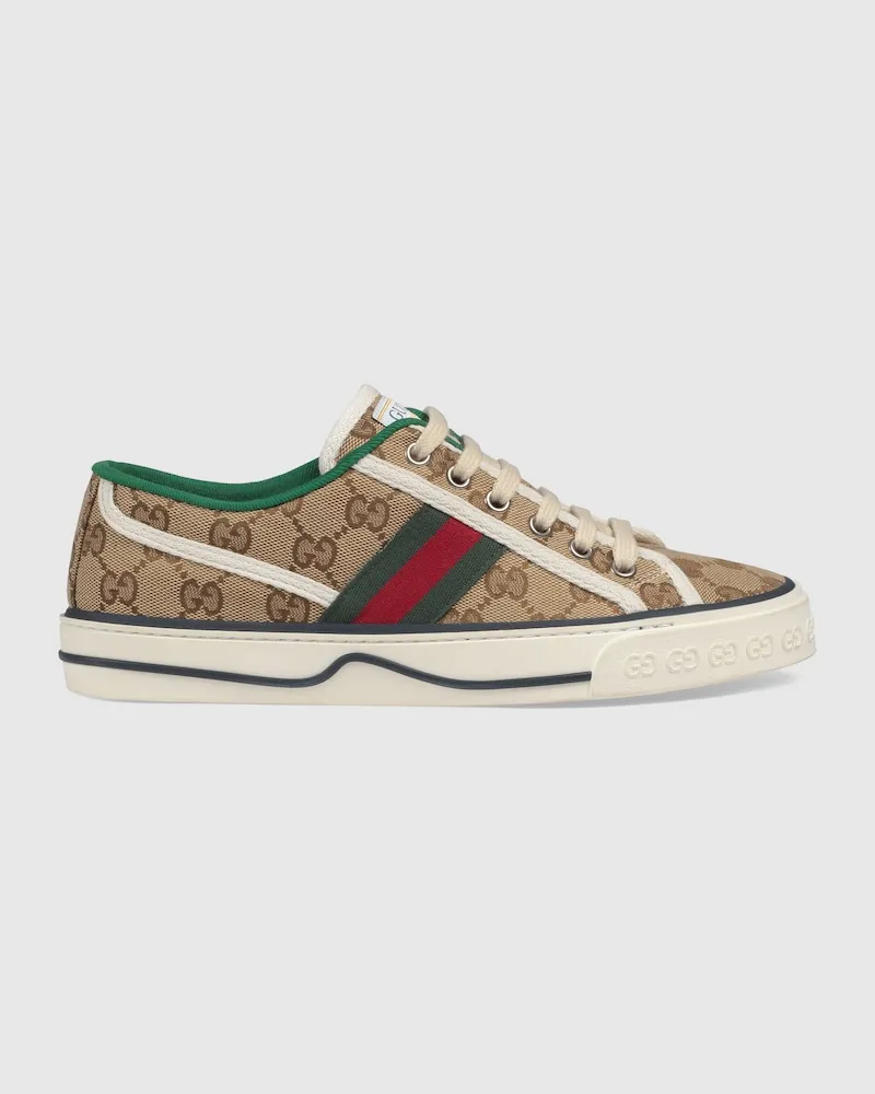 Gucci GG Tennis 1977 Damensneaker, Größe Beige