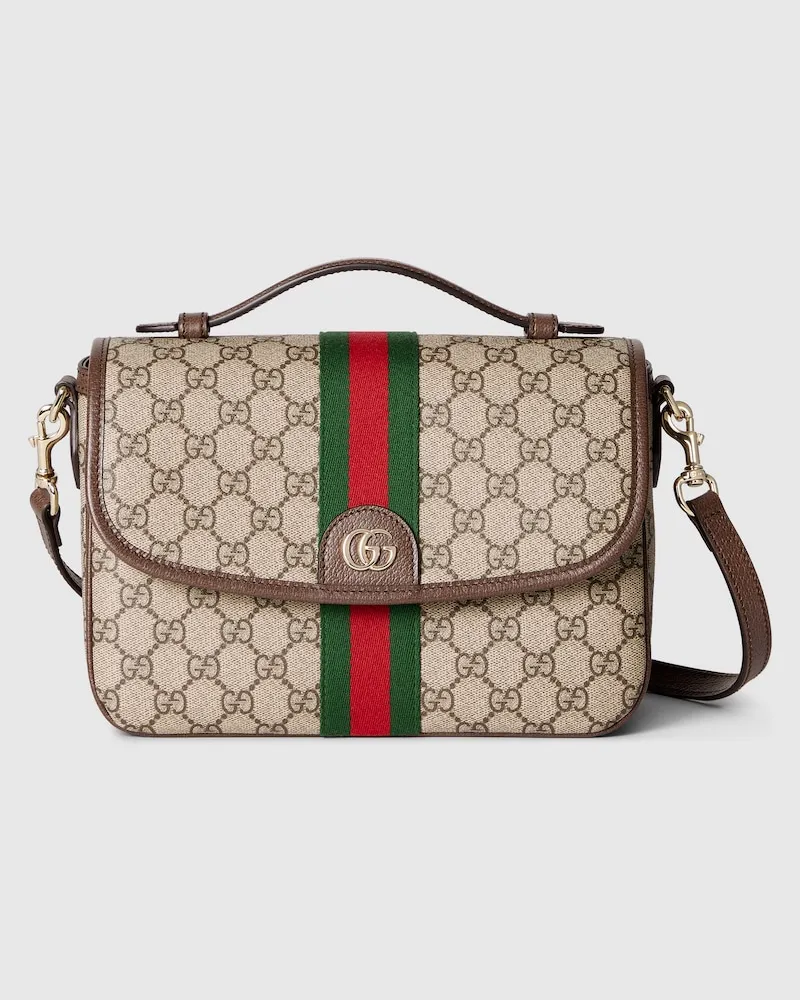 Gucci Mittelgroße Ophidia Henkeltasche Beige