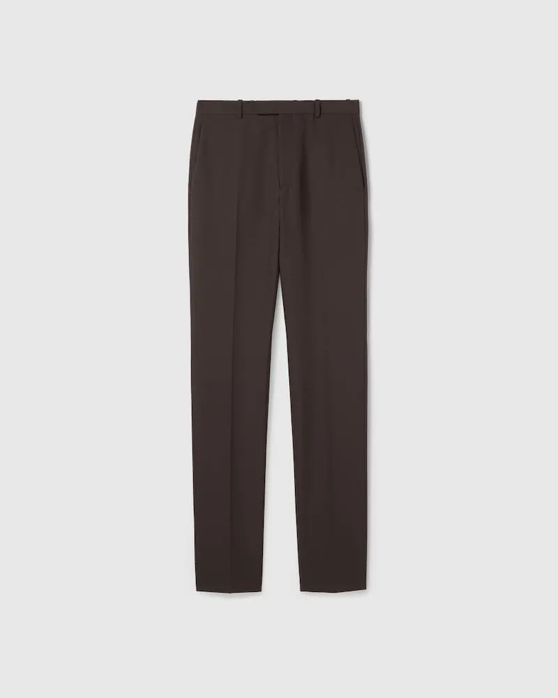 Gucci Hose aus Technischem Panama-Stoff, Größe Braun