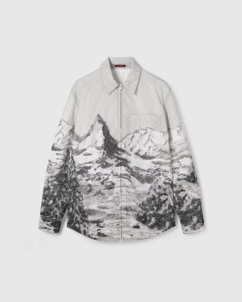 Gucci Jacke aus Nylon Mit Print, Größe Schwarz