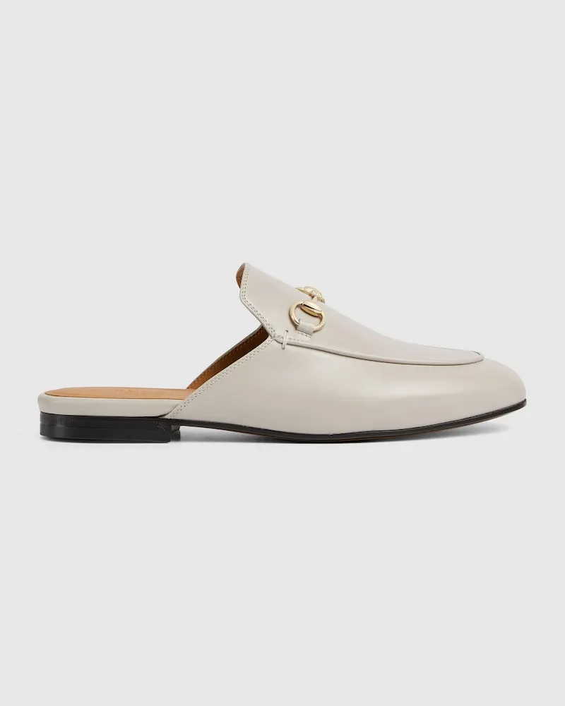 Gucci Princetown Damenslipper, Größe Weiß
