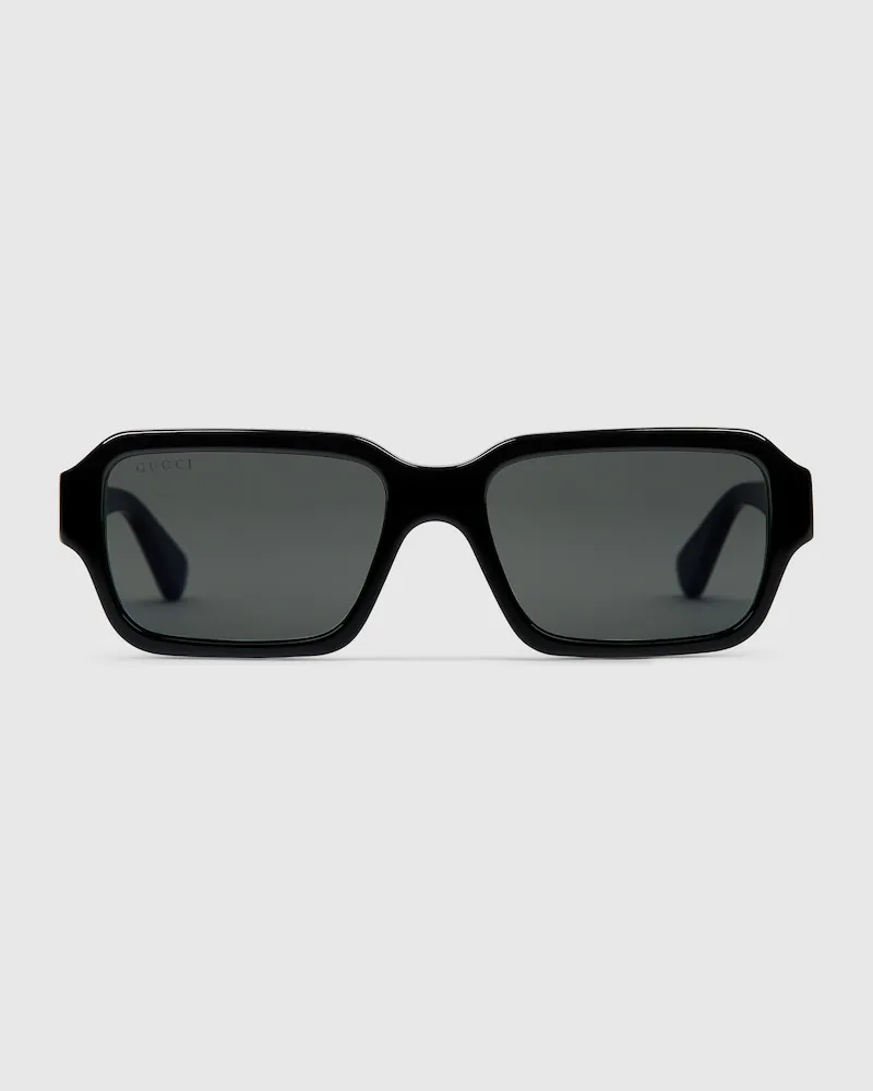 Gucci Sonnenbrille Mit Rechteckigem Rahmen Schwarz