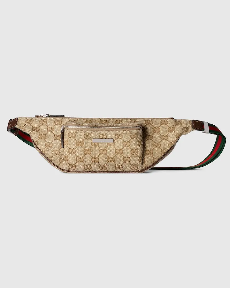 Gucci Flatpack Kleine Gürteltasche Beige
