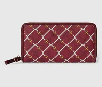 GG Brieftasche Mit Rundumreißverschluss Und Print
