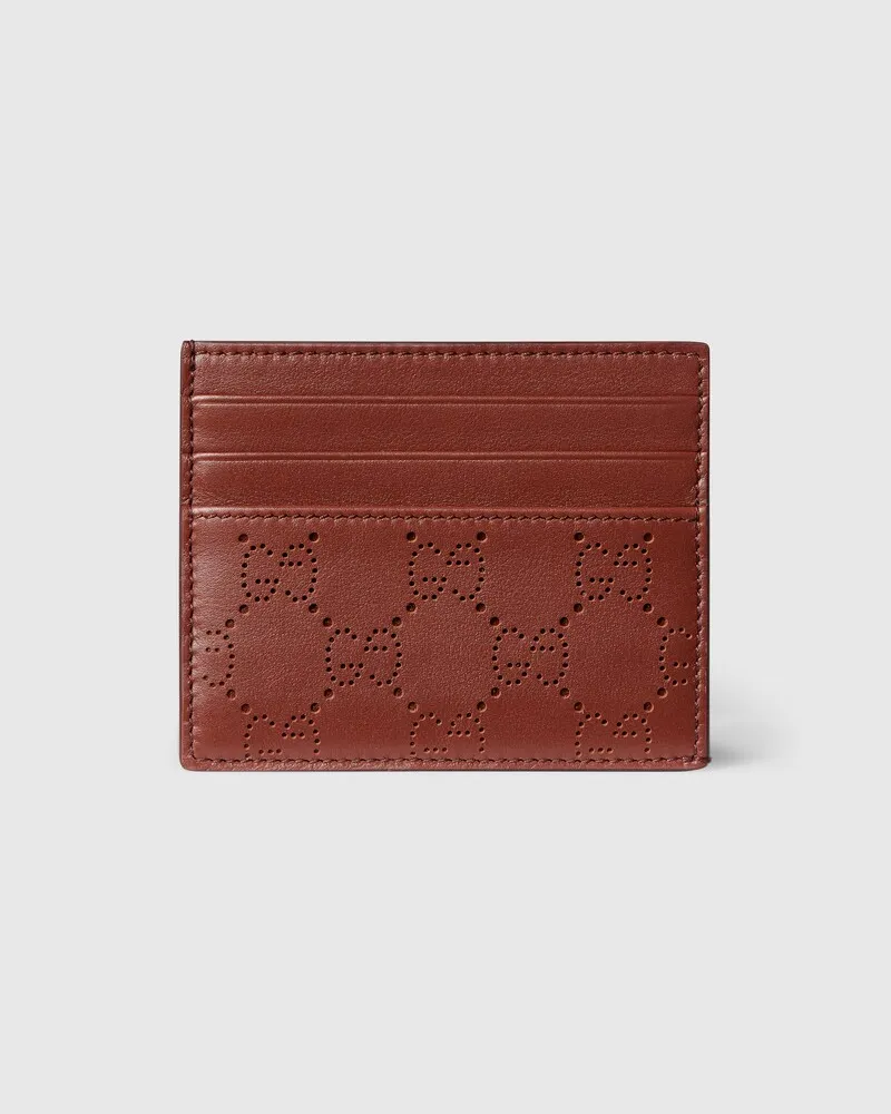 Gucci Aria' Kartenetui Braun