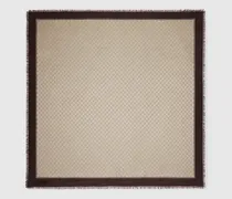 Halstuch aus Wolle Mit Laminiertem GG Motiv