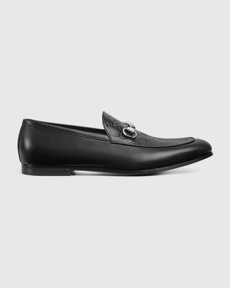 Gucci Herrenloafer Mit Horsebit, Größe Schwarz