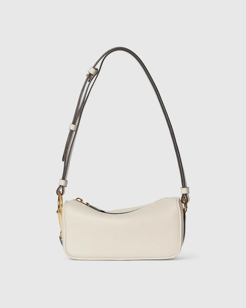 Gucci Half Horsebit Mini-Tasche Weiß