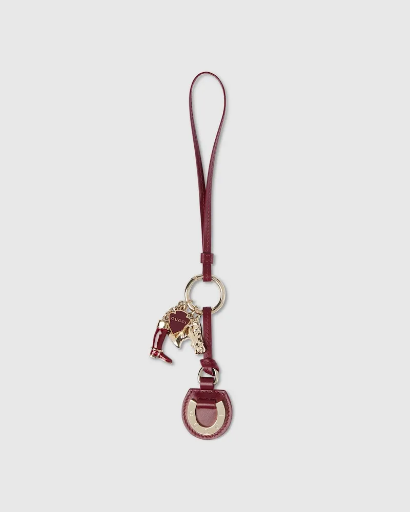 Gucci Bijou De Sac En Forme De Flocon De Neige Bordeaux