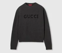 Pullover aus Woll- Und Kaschmir-Rippstrick, Größe