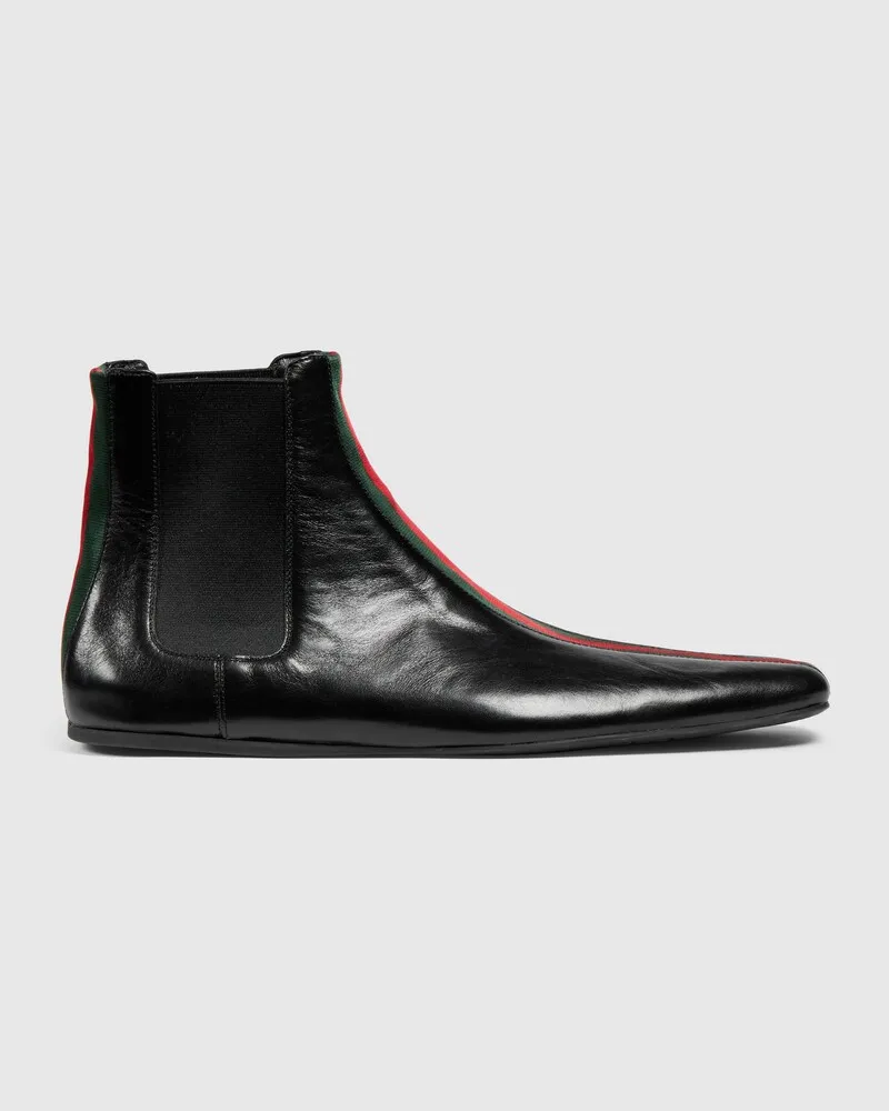 Gucci Herren Cupertino Stiefelette Schwarz