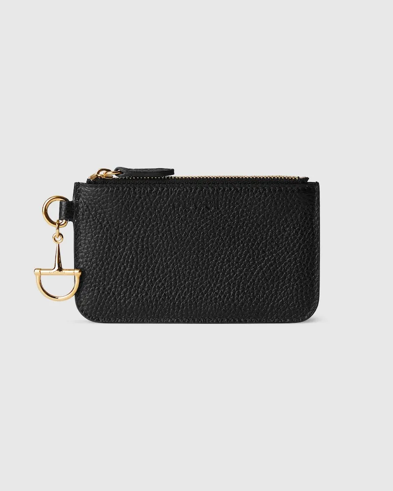 Gucci Porte-cartes Half Horsebit Noir