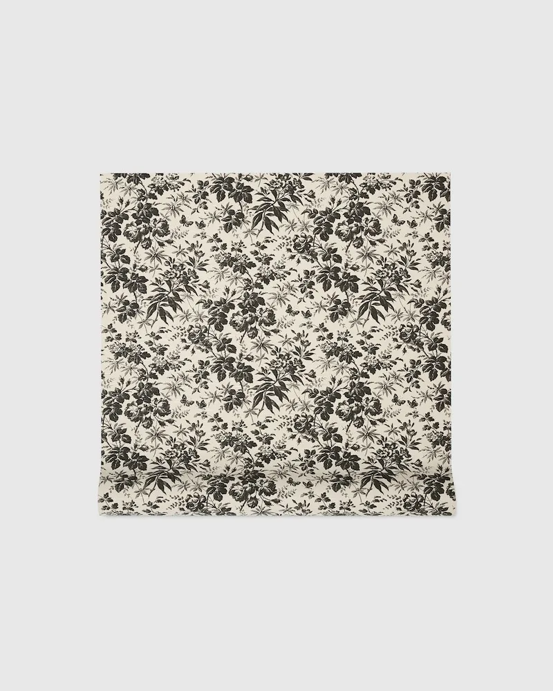 Gucci Tapete Mit Herbarium-Print Grau