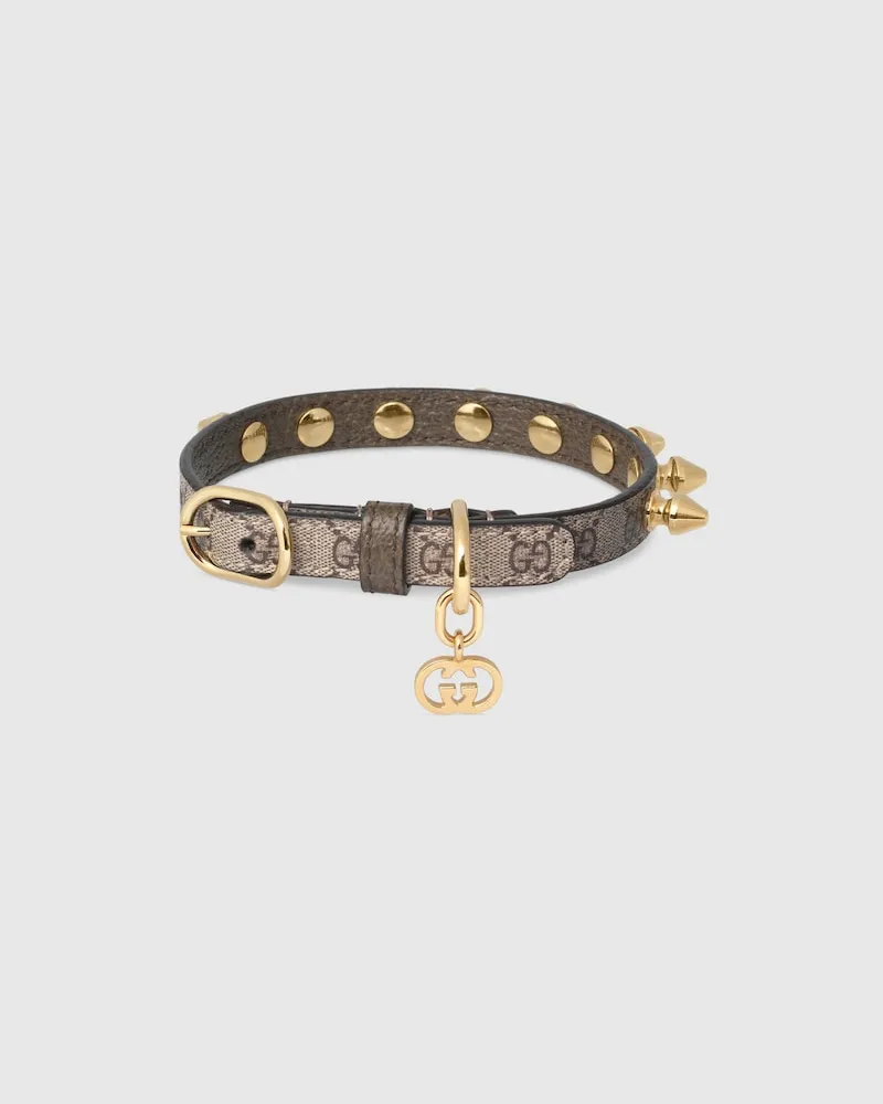 Gucci Halsband Für Sehr Kleine Haustiere, Größe Braun