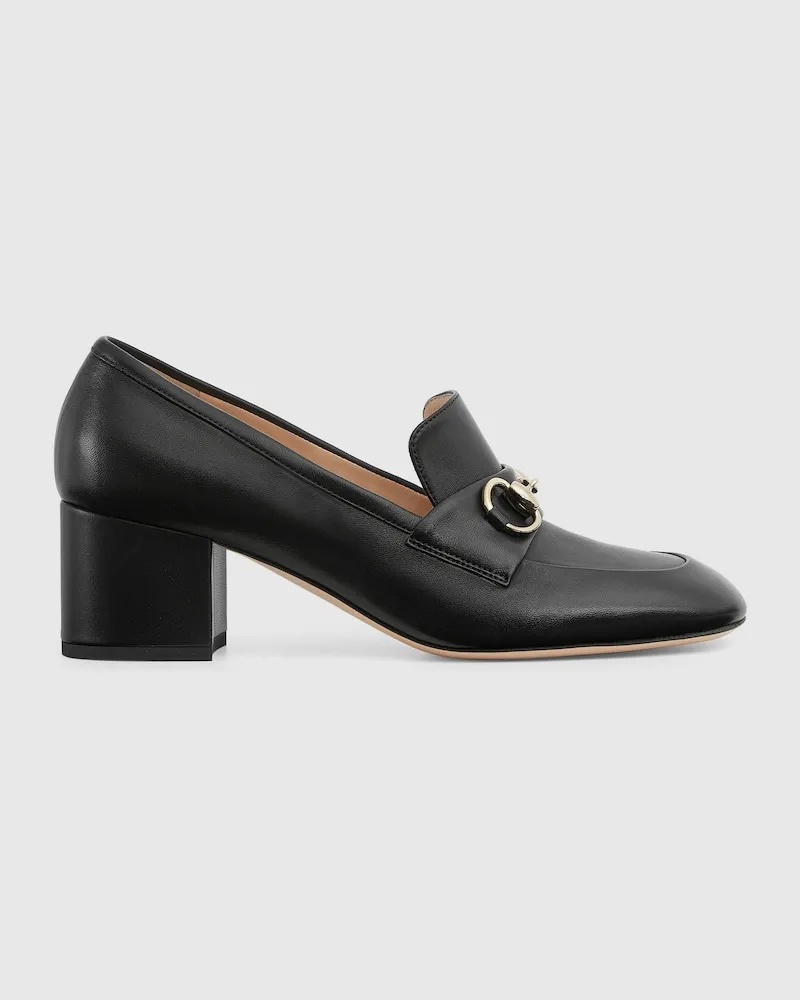 Gucci Damenpumps Im Loafer-Stil Mit Horsebit, Größe Schwarz