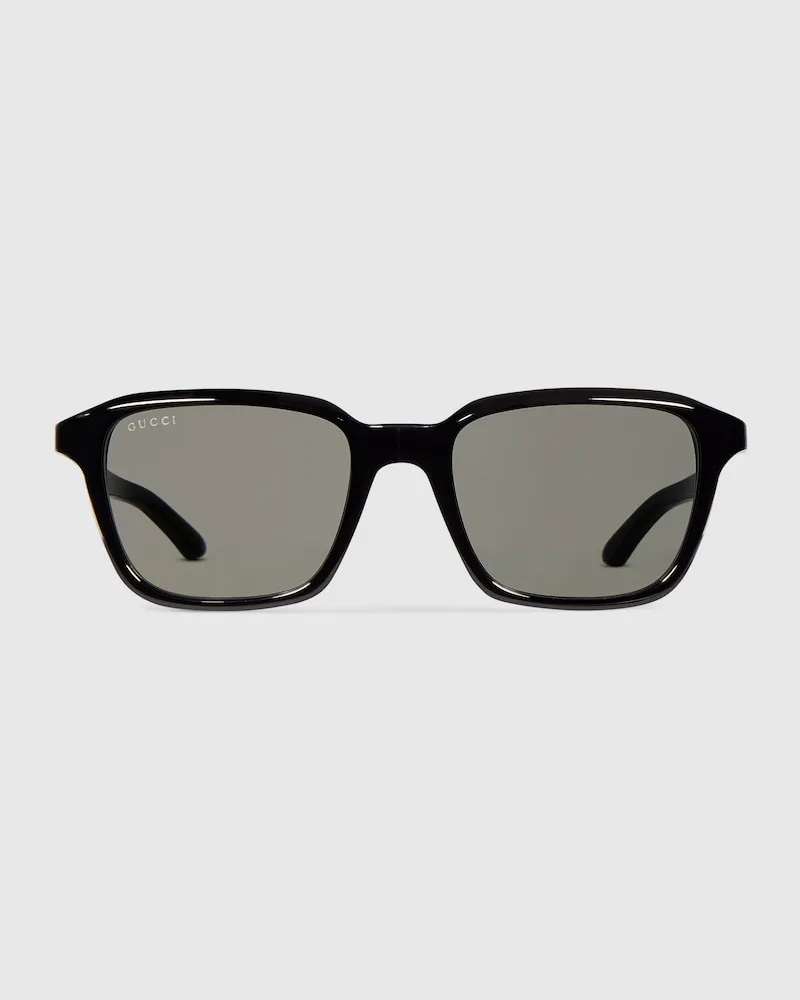 Gucci Sonnenbrille Mit Eckigem Rahmen Schwarz