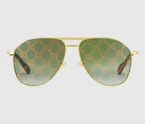 Sonnenbrille mit Rahmen Im Pilotenstil
