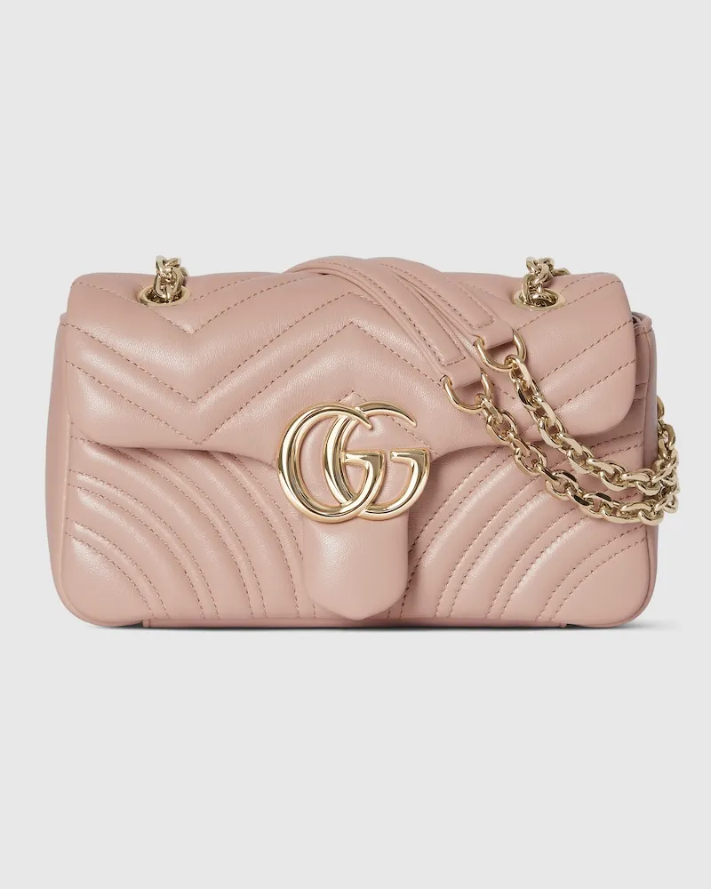 Gucci Kleine GG Marmont Schultertasche Beige