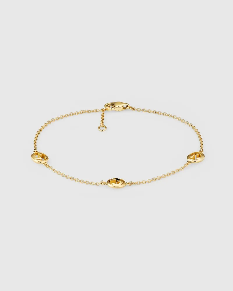 Gucci Interlocking Kettenarmband 18 Karat Undefined