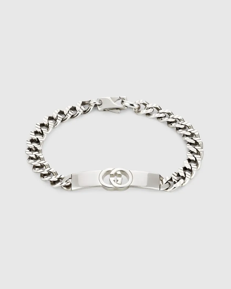 Gucci Interlocking Kettenarmband Silber