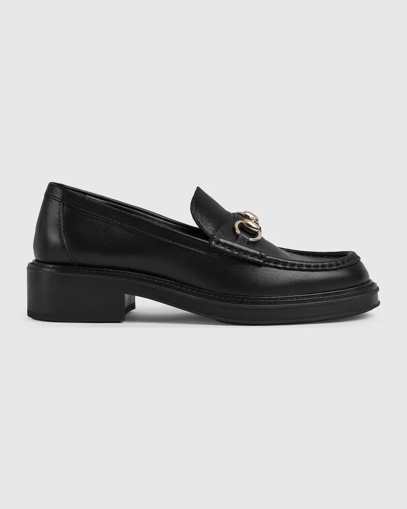 Gucci Horsebit Damenloafer, Größe Schwarz