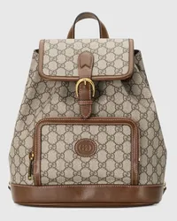 Gucci Rucksack Mit GG Motiv Beige