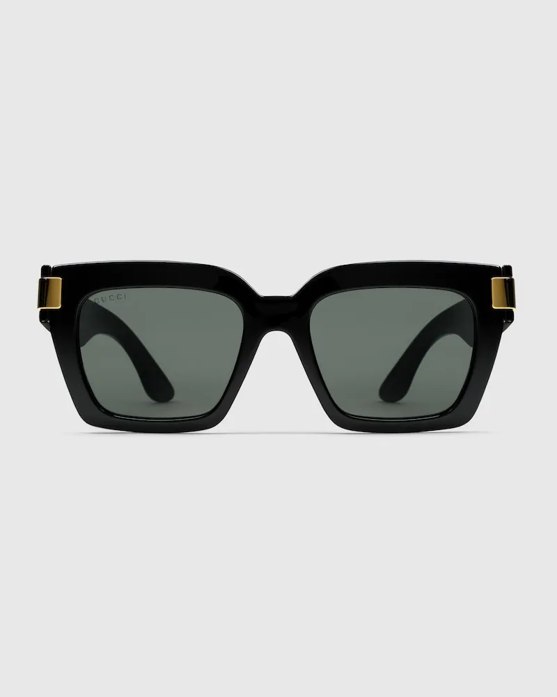 Gucci Sonnenbrille In Katzenaugenform Schwarz