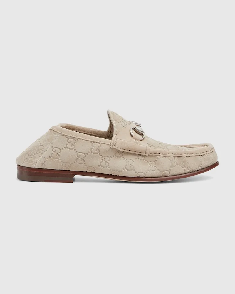 Gucci Horsebit 1953 Herrenloafer, Größe Nude