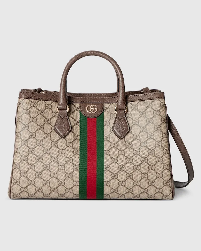Gucci Mittelgroßer Ophidia Shopper Beige