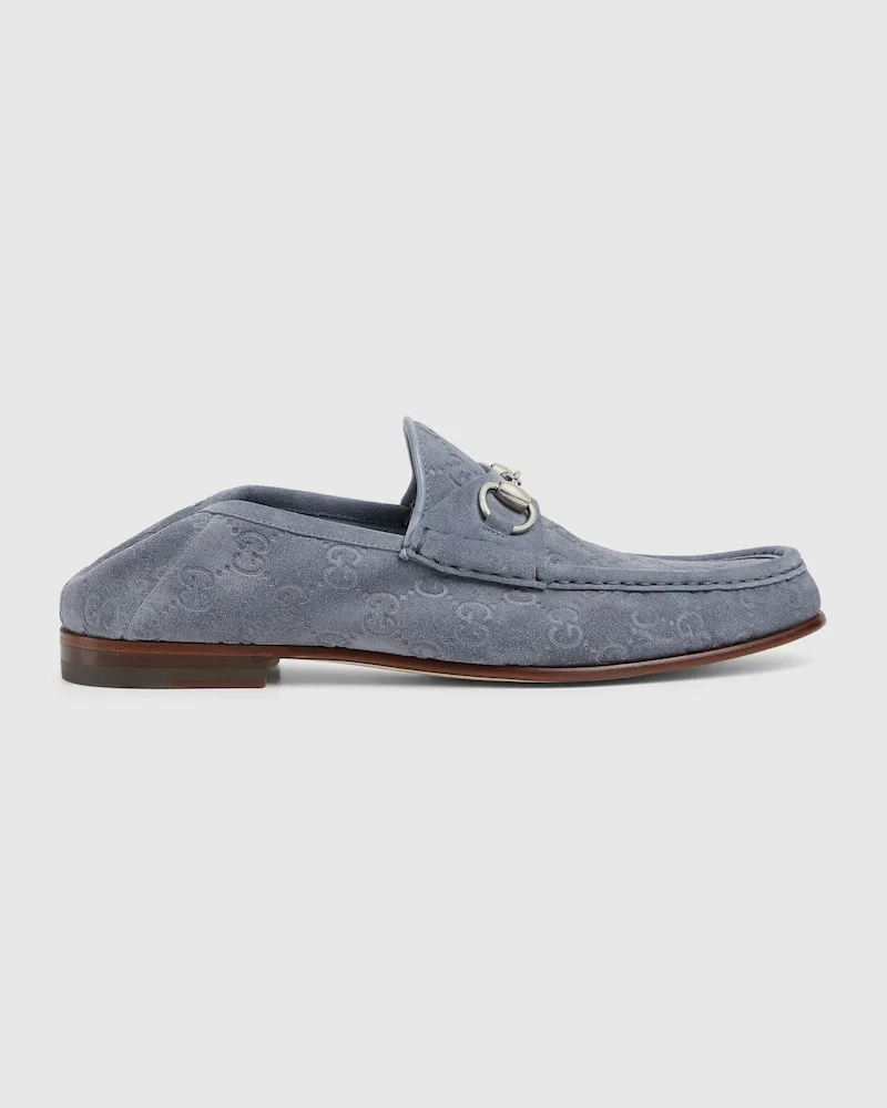 Gucci Horsebit 1953 Herrenloafer, Größe Grau